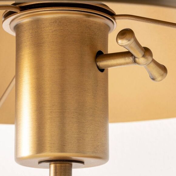 Metal Sconce Wall Light (Includes LED Light Bulb) Brass - Picture 4 of 4